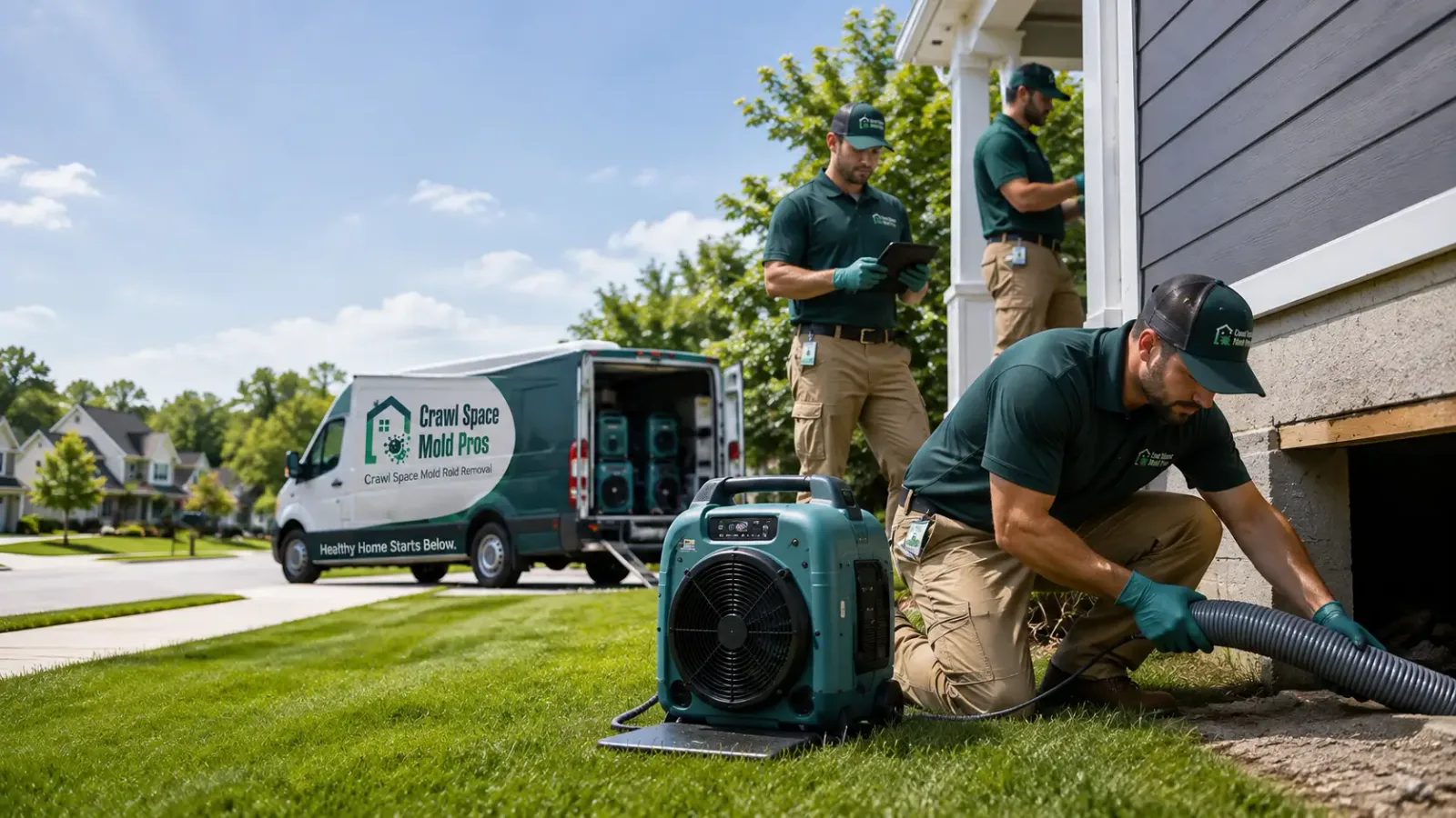 Crawl Space Mold Removal in Salina, UT